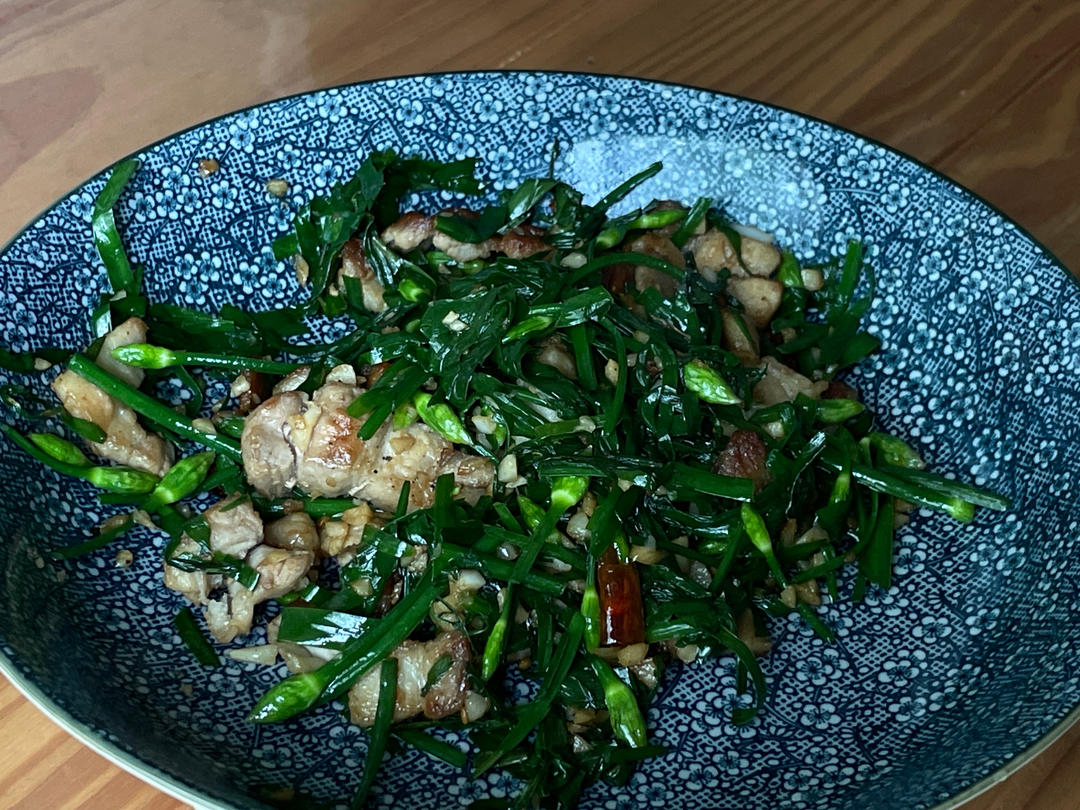 韭花炒肉
