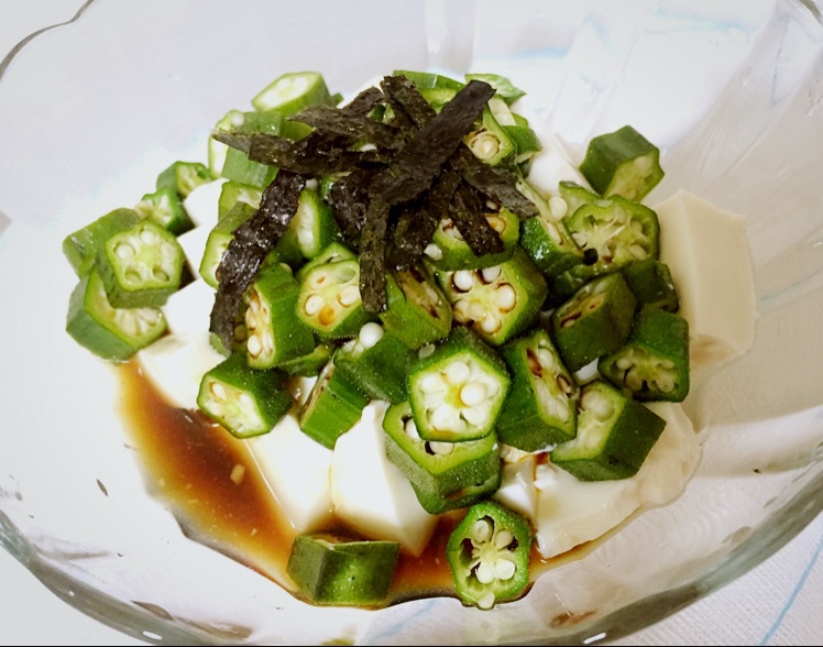 秋葵嫩豆腐&秋葵存储小方法