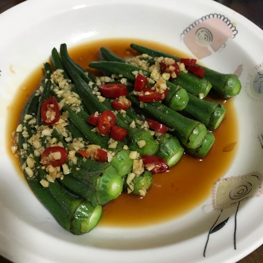 减脂营养健康|白灼秋葵|