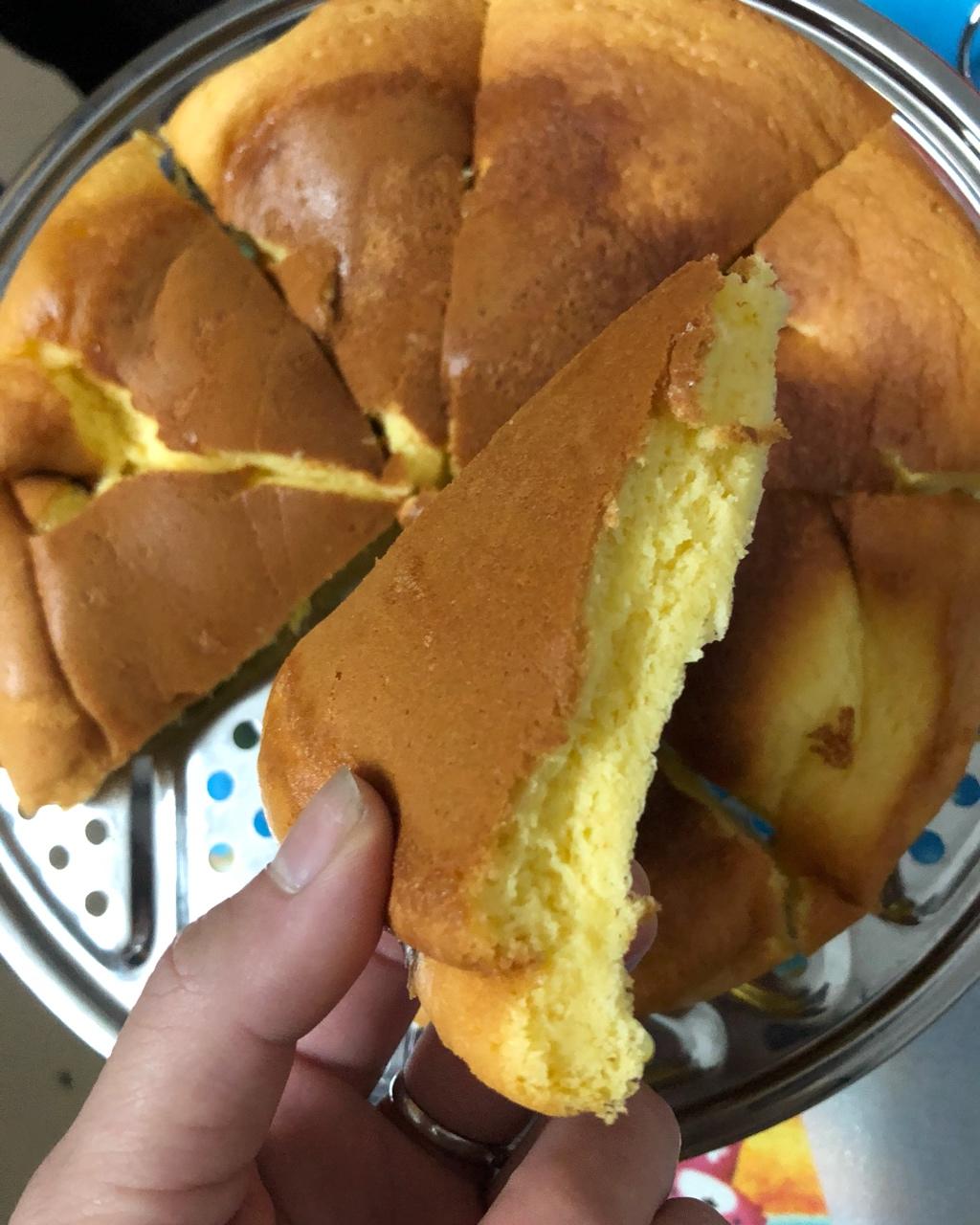 后来-129做的电压力锅蛋糕