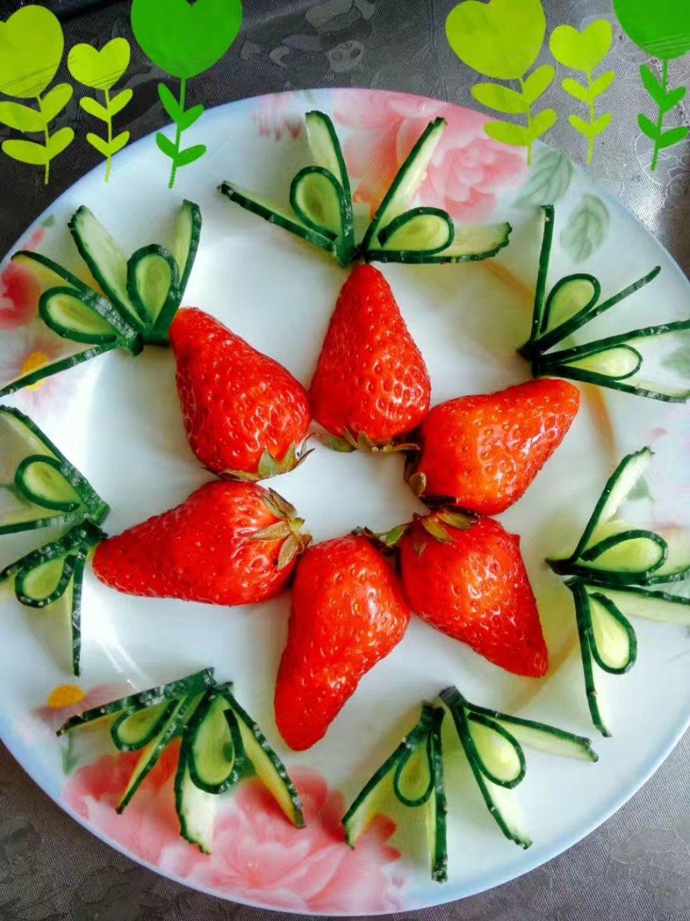 漂亮的黄瓜围片