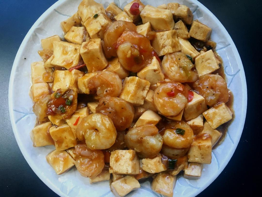 虾仁豆腐