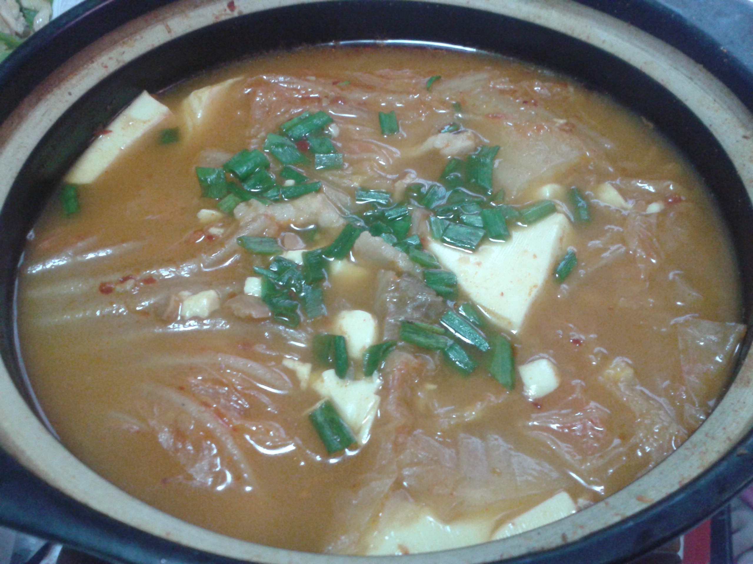 韩国泡菜豆腐汤