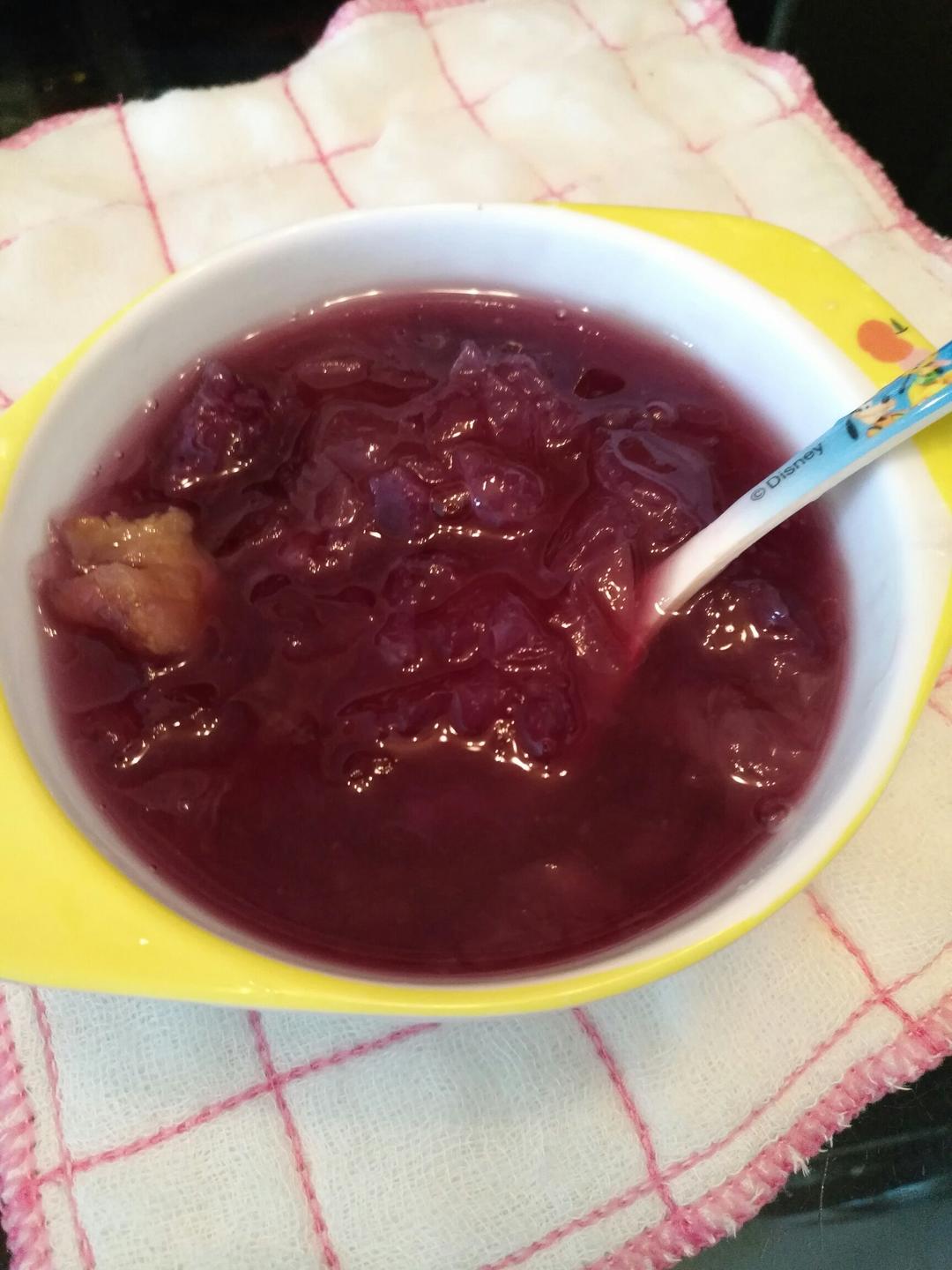 【紫薯银耳羹】