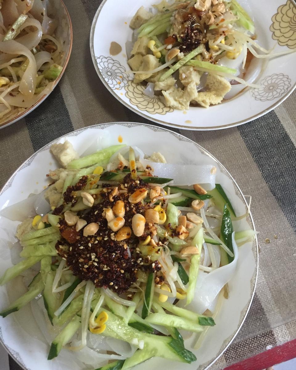 凉皮-家庭自制（告诉你自己做更劲道的秘诀）