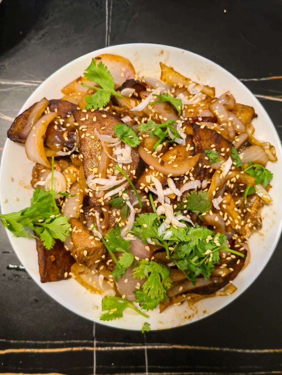 洋葱炒土豆