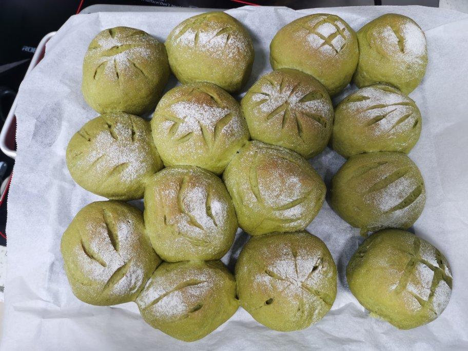 抹茶红豆软欧