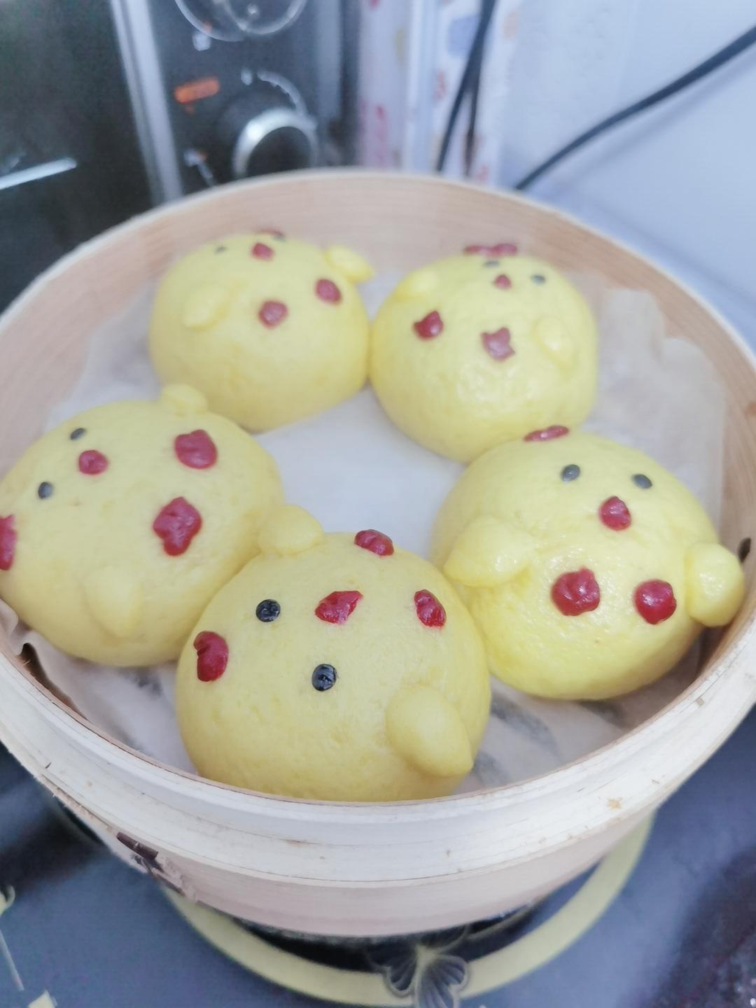 南瓜泥小鸡卡通包，孩子看了准吃