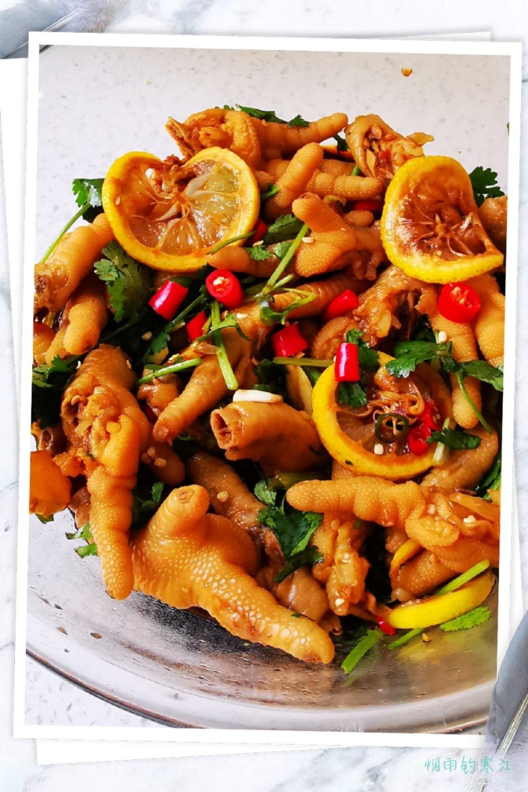 网红柠檬酸辣鸡爪