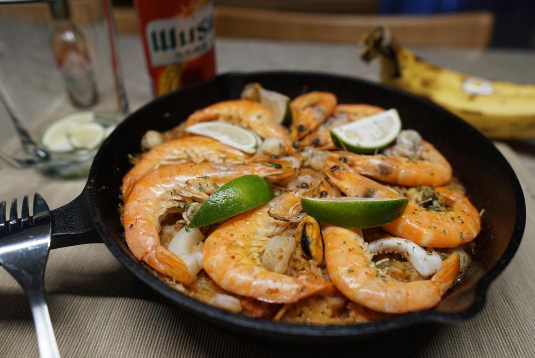 【曼食慢语】Seafood Paella 西班牙海鲜饭