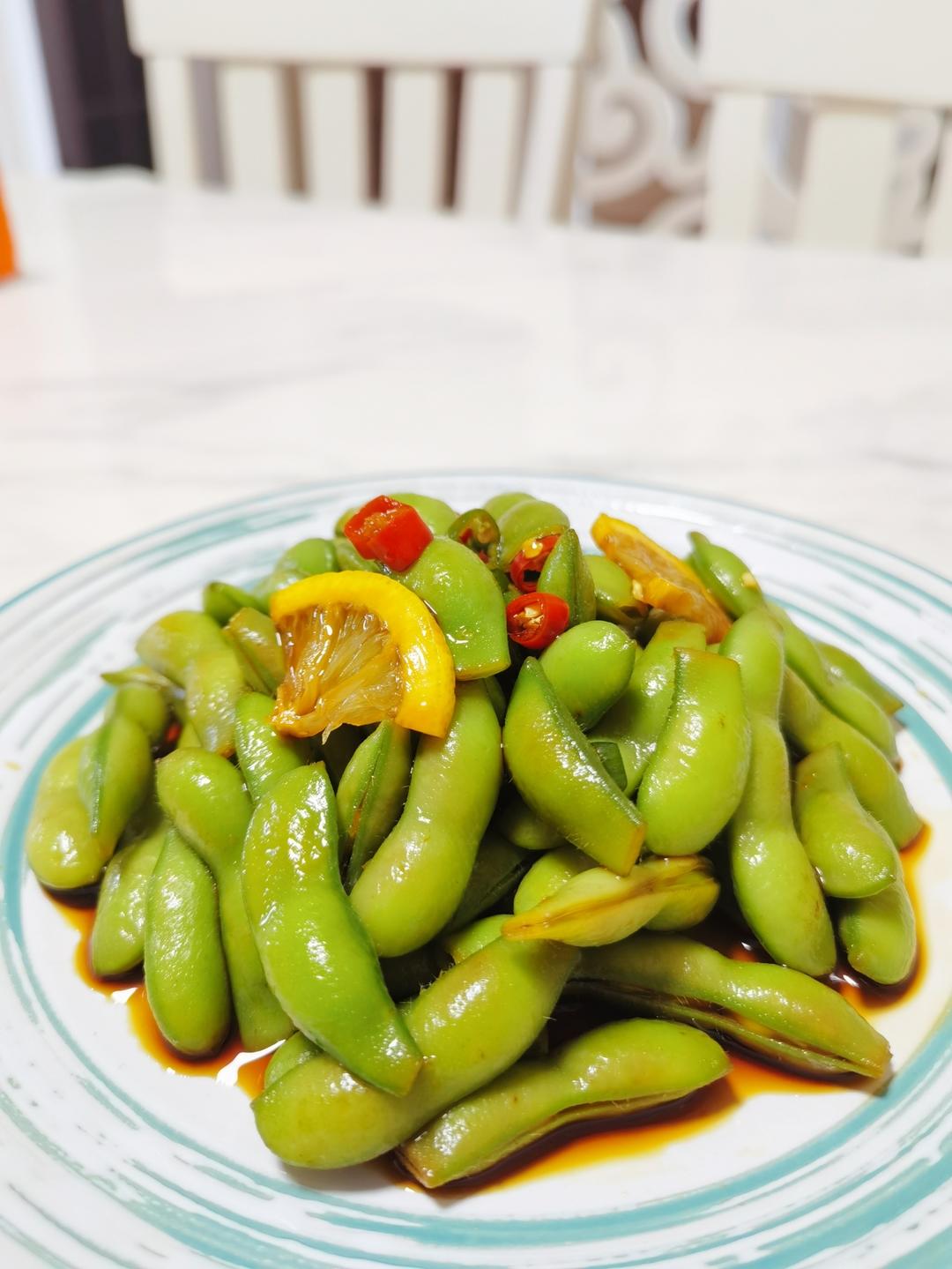 冷菜毛豆新吃发