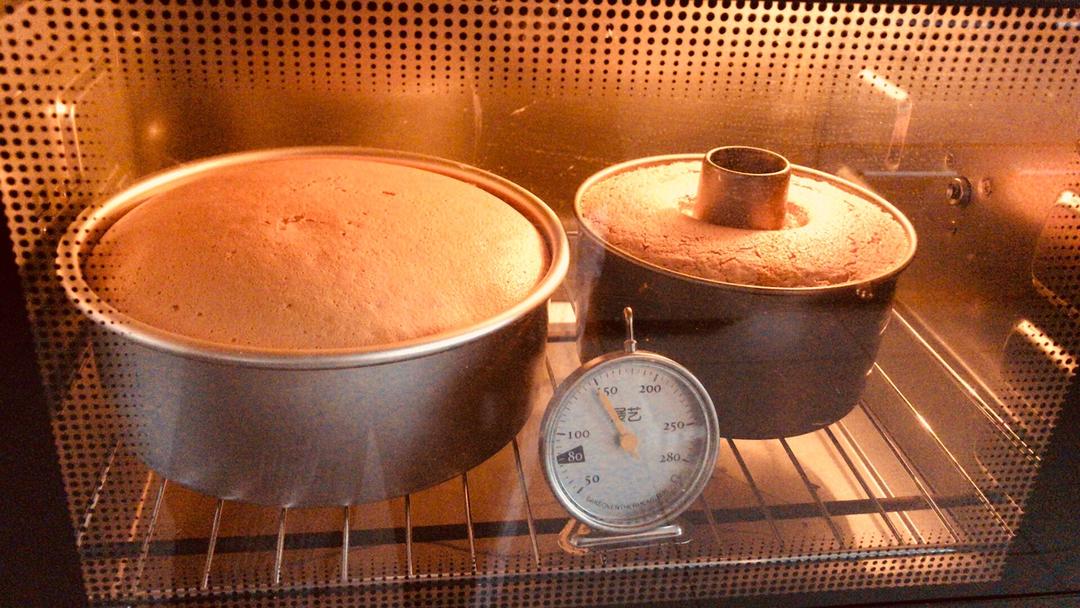 步骤最全面的戚风蛋糕（八寸）做法，成功率高！