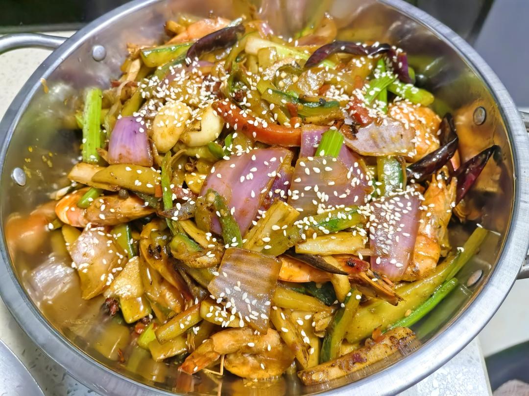 干锅香辣虾