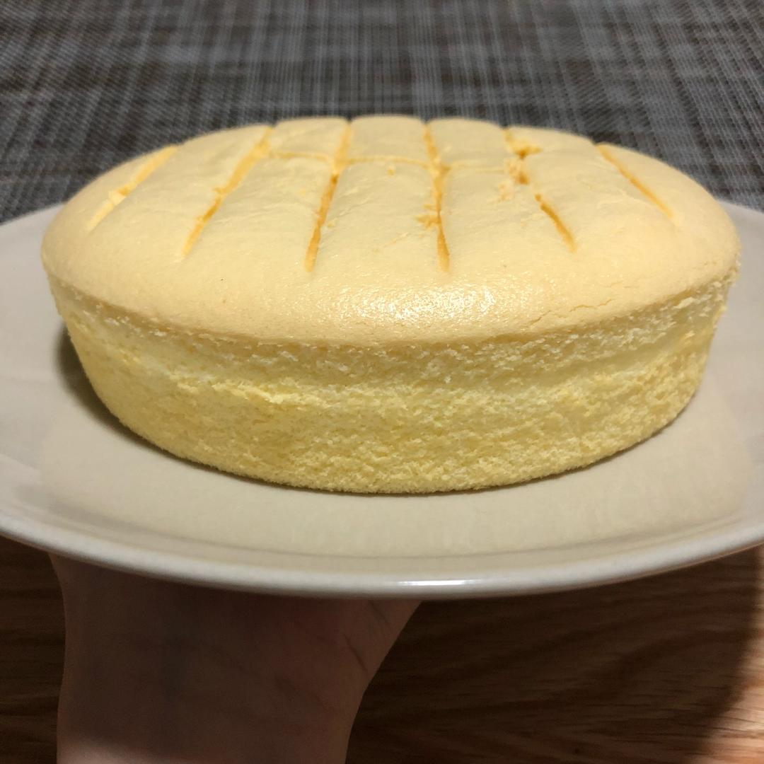 6寸原味戚风蛋糕