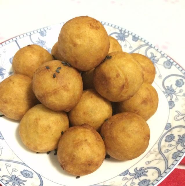 油炸红薯丸的做法