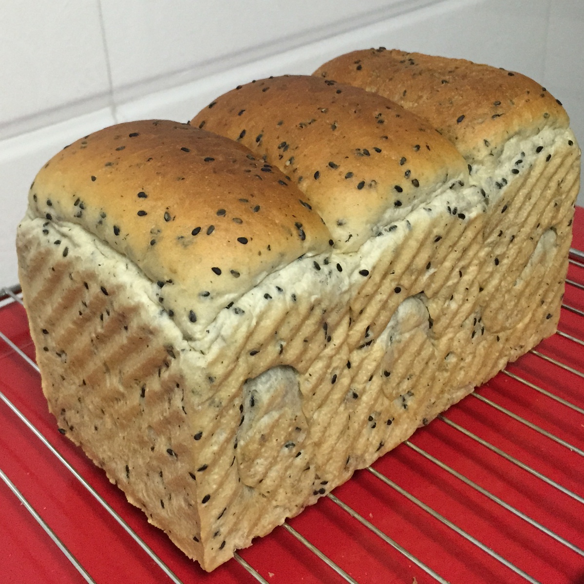 中种法 要传家的黑芝麻吐司