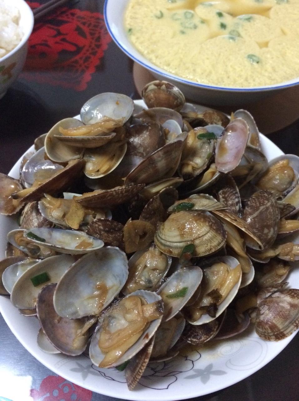 辣炒花蛤