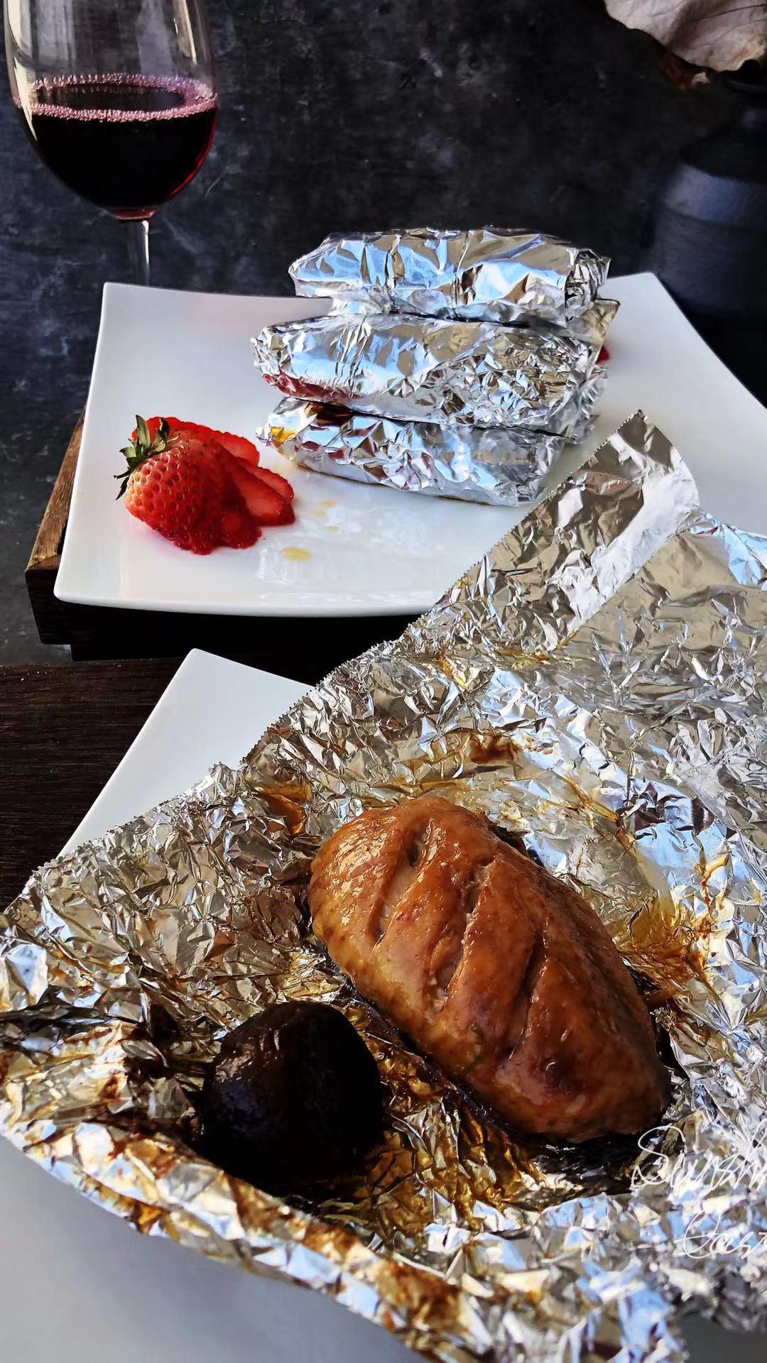 快手超q滑的锡纸鸡翅