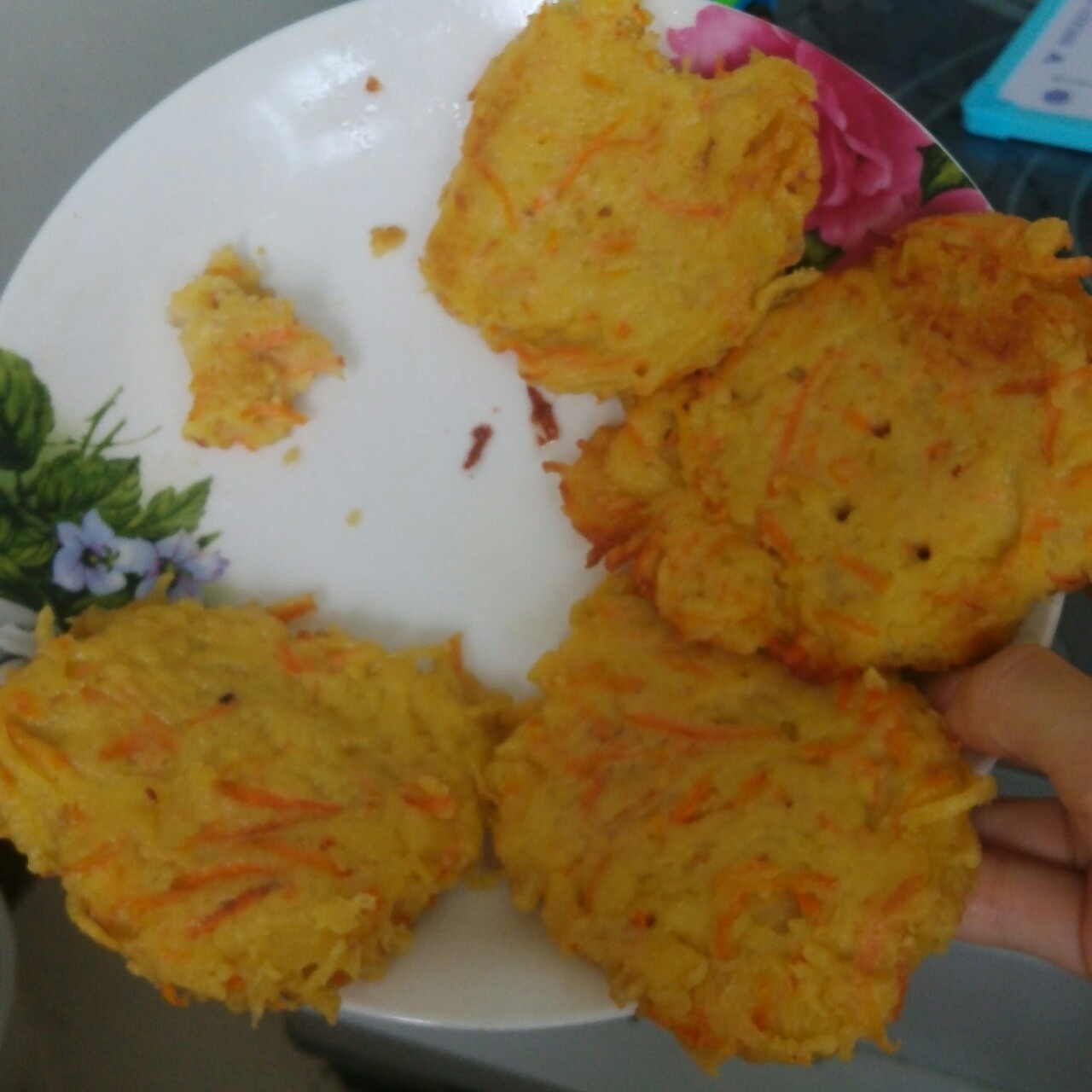 土豆胡萝卜丝煎饼