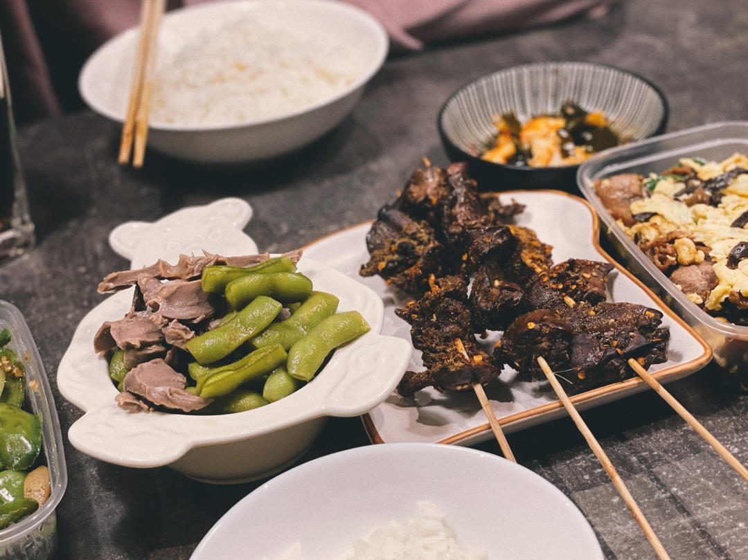 香辣烤鸡肝