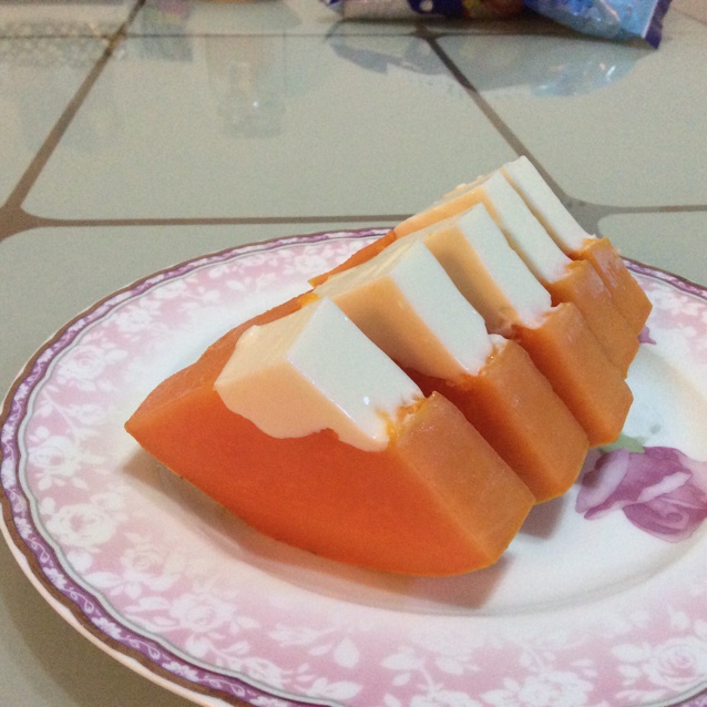木瓜椰奶冻
