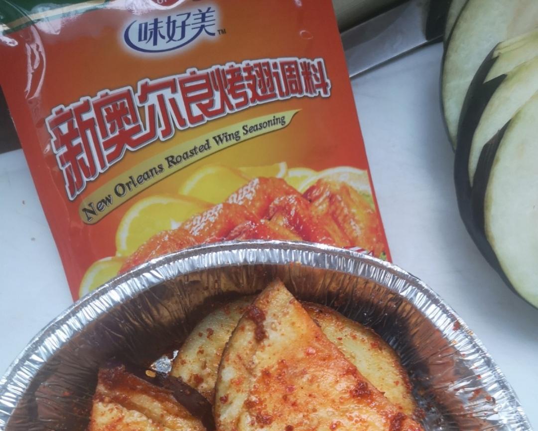 空气炸锅版炸茄片的做法 步骤2