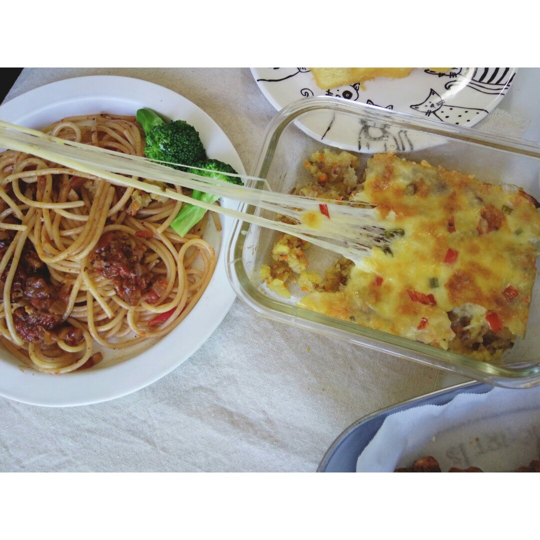 芝士焗土豆泥