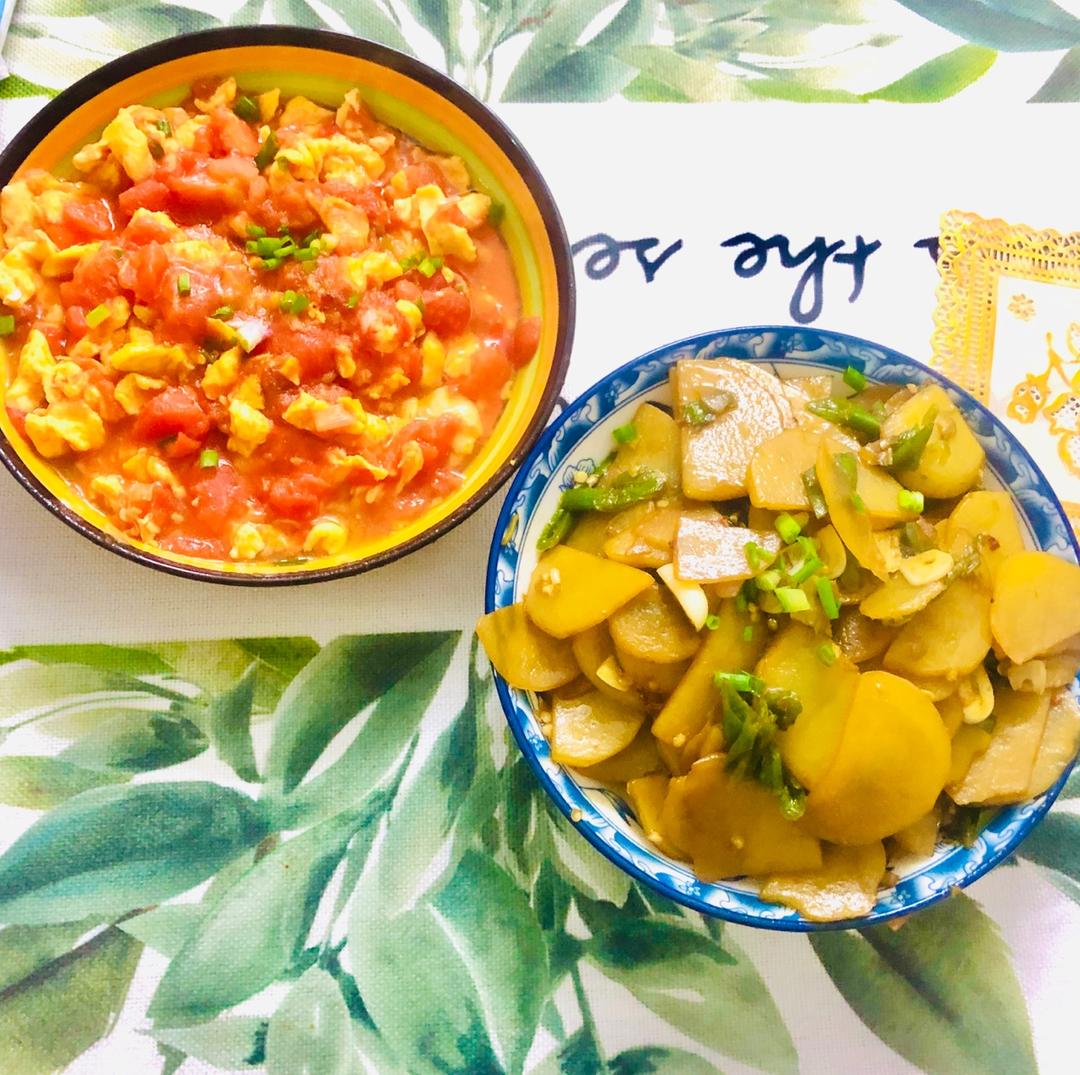 家常炒土豆片