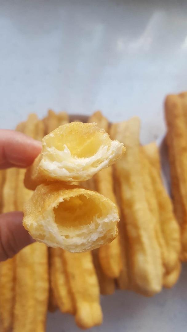 快手早餐～自制油条（酵母版，不含泡打粉、膨松剂）