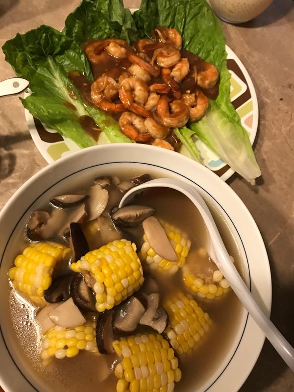 菌菇玉米汤
