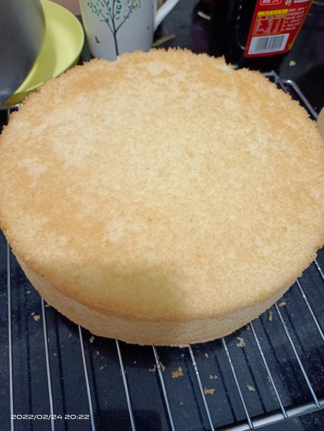 烤箱做蛋糕（戚风蛋糕的做法）