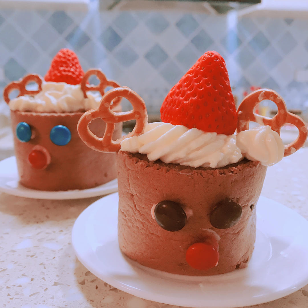 圣诞麋鹿蛋糕卷