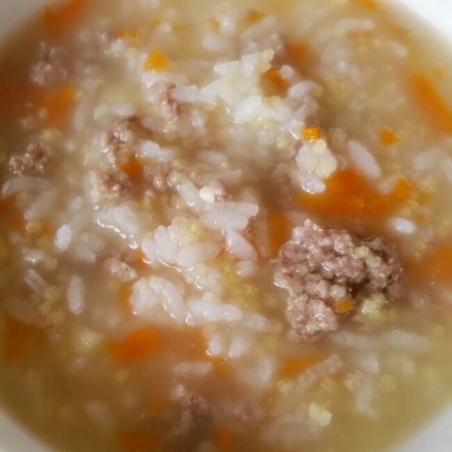 玉米牛肉粥