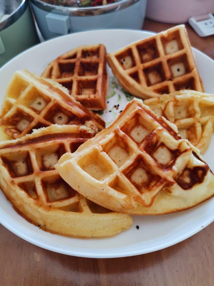 新手华夫饼，成功
