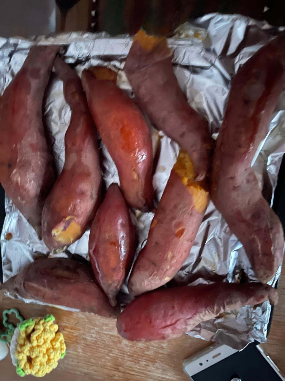 【糯唧唧的烤红薯】糖油四溢皮肉分离外糯里嫩吸溜着吃！