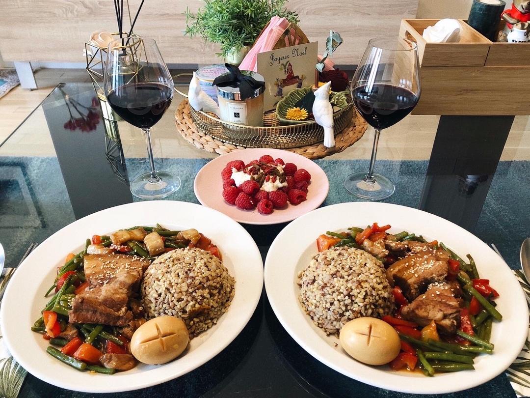 四季豆焖五花肉