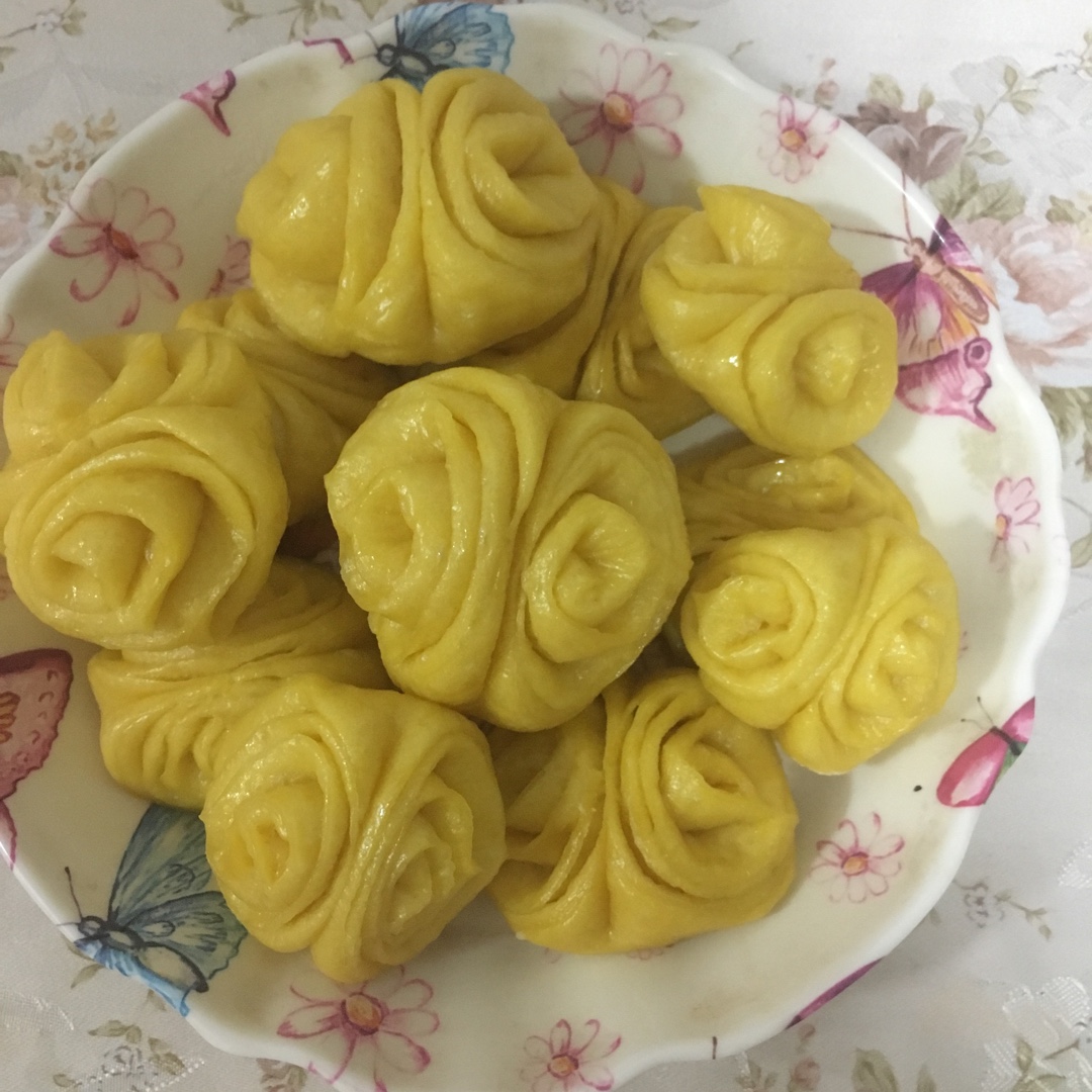 黄玫瑰馒头