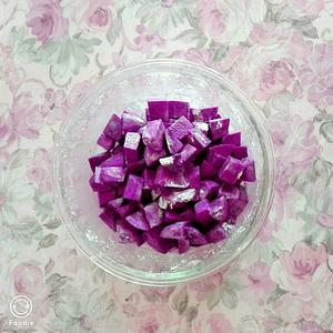 蜂蜜紫薯烙的做法 步骤4