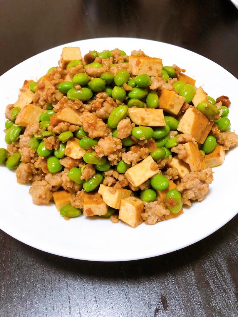 肉末毛豆炒香干