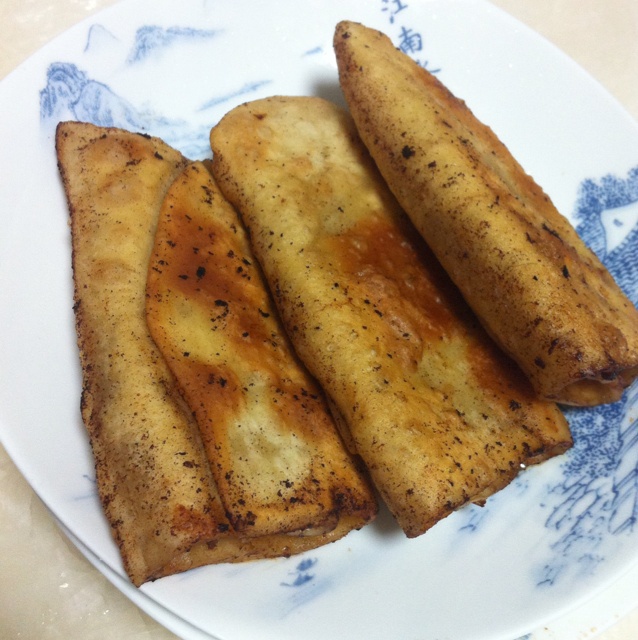 烫面葱香千层肉饼