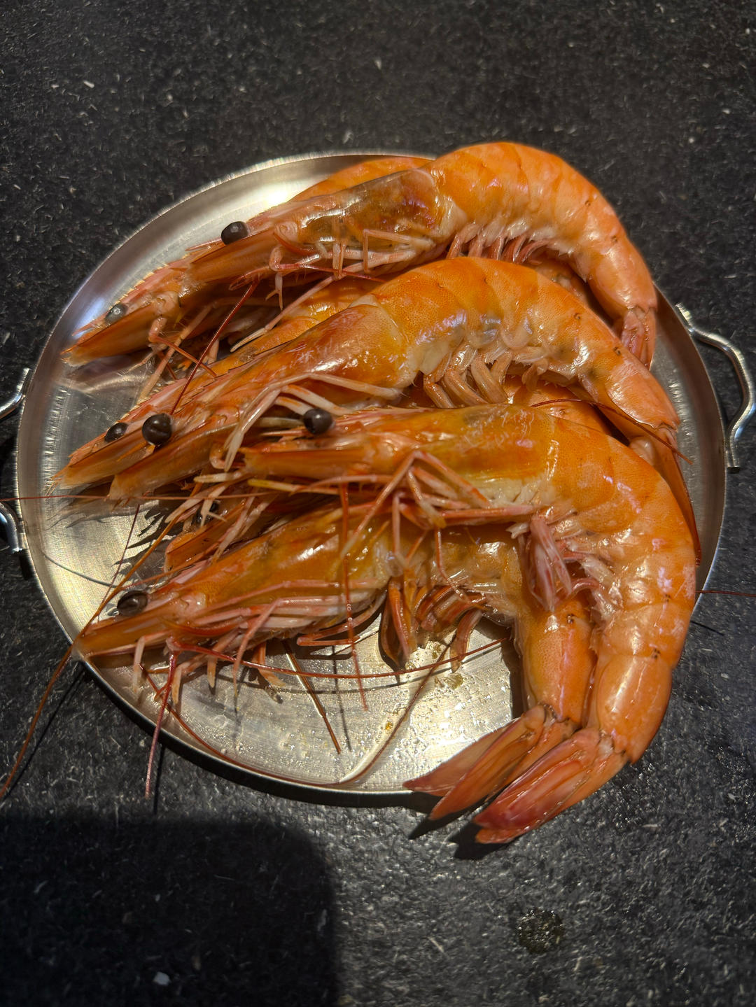 白灼大对虾