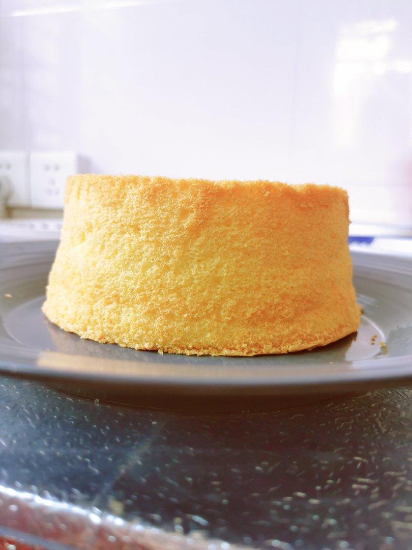 呱呱泉州做的tinrry戚风蛋糕6寸配方基础超详细教程