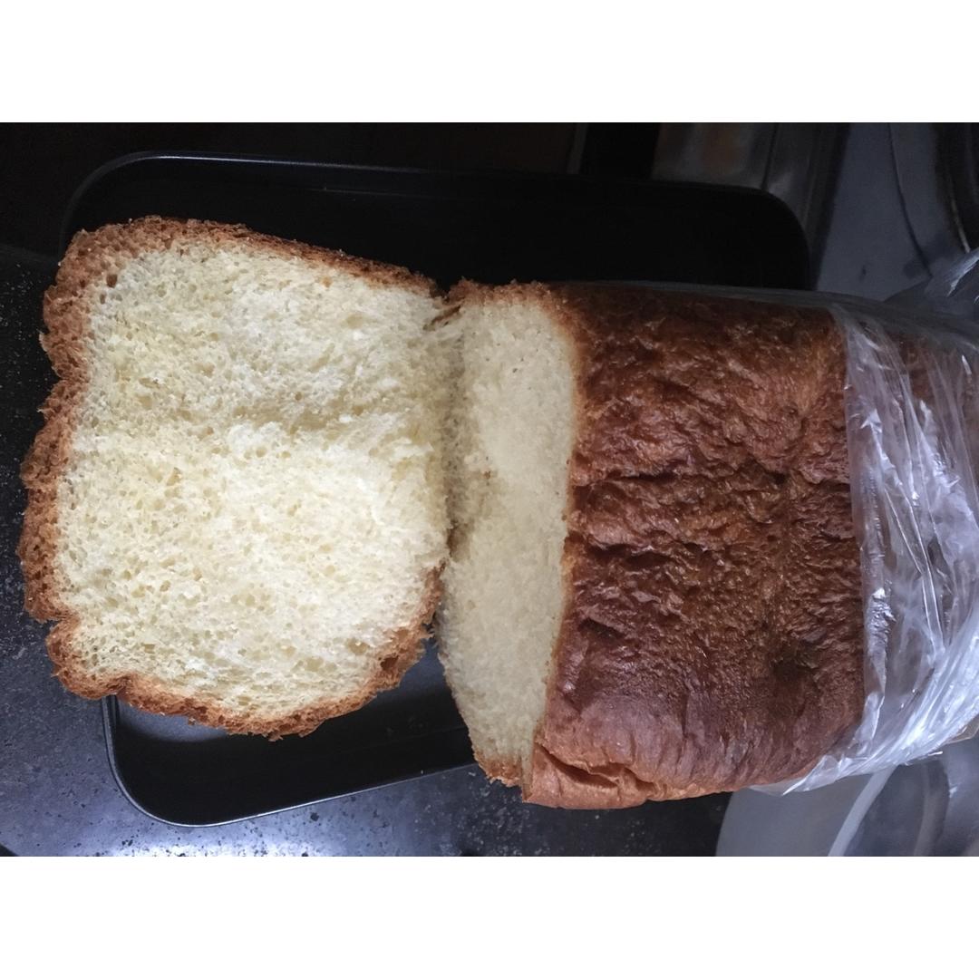 超级好吃的原味面包（面包机版）