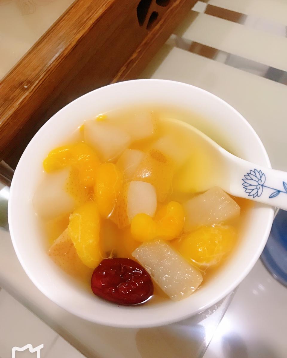 金桔雪梨汤