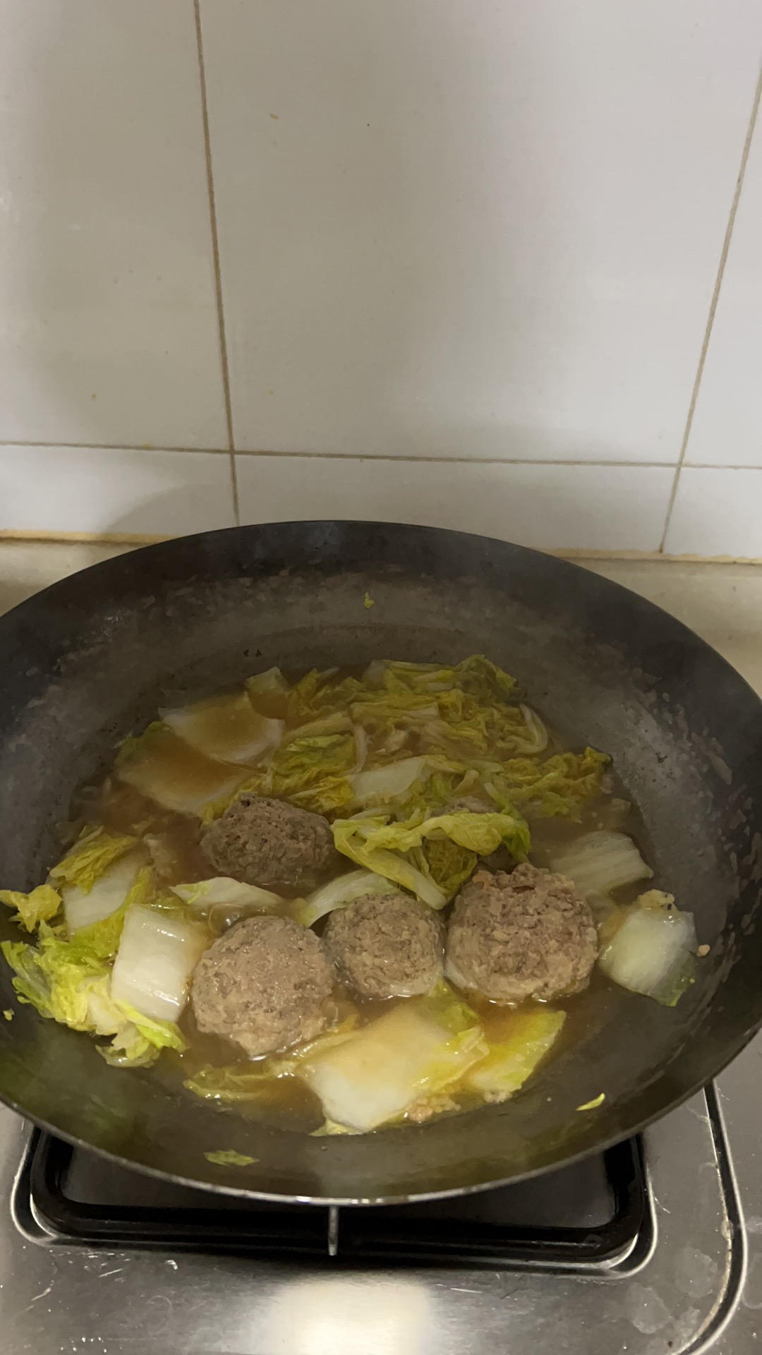 大白菜烧肉圆