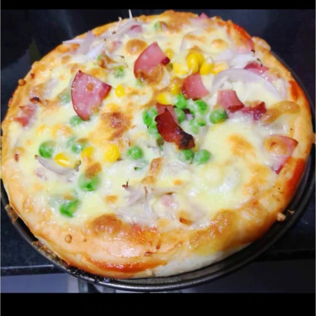 酥脆薄底香浓芝士～夏威夷风情披萨🍕来袭（9寸）