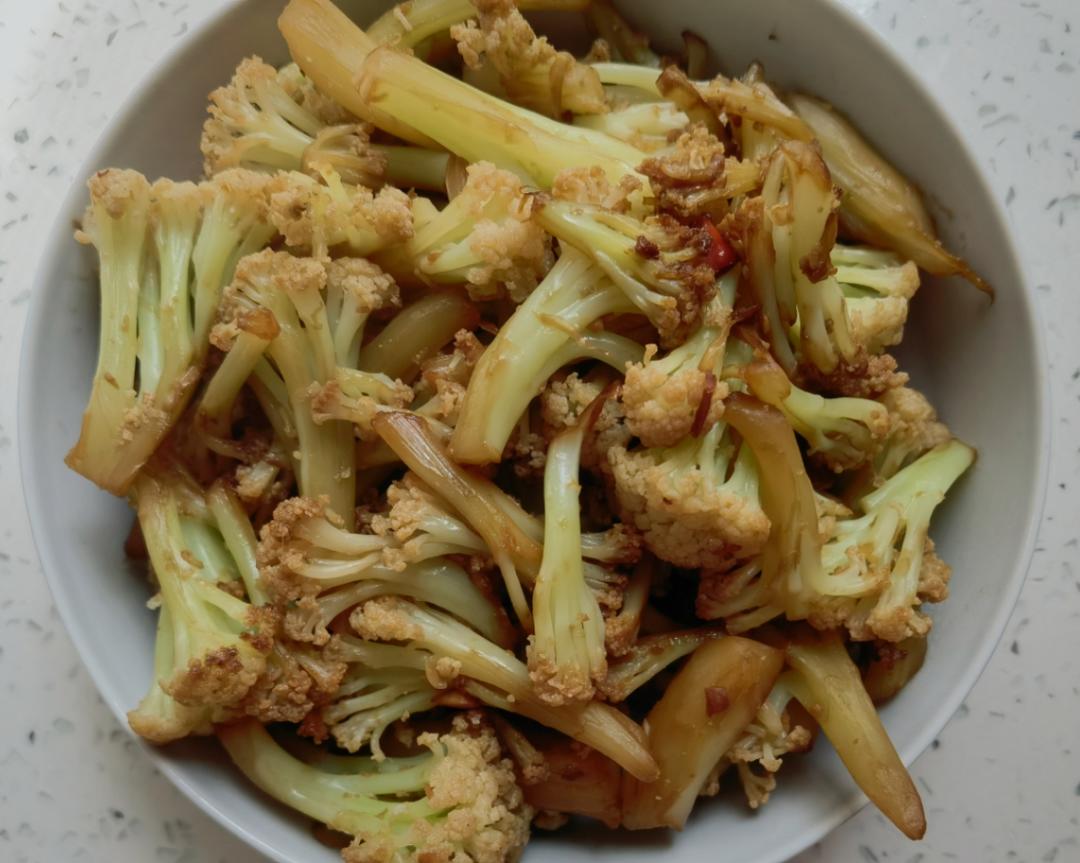 干煸菜花的做法