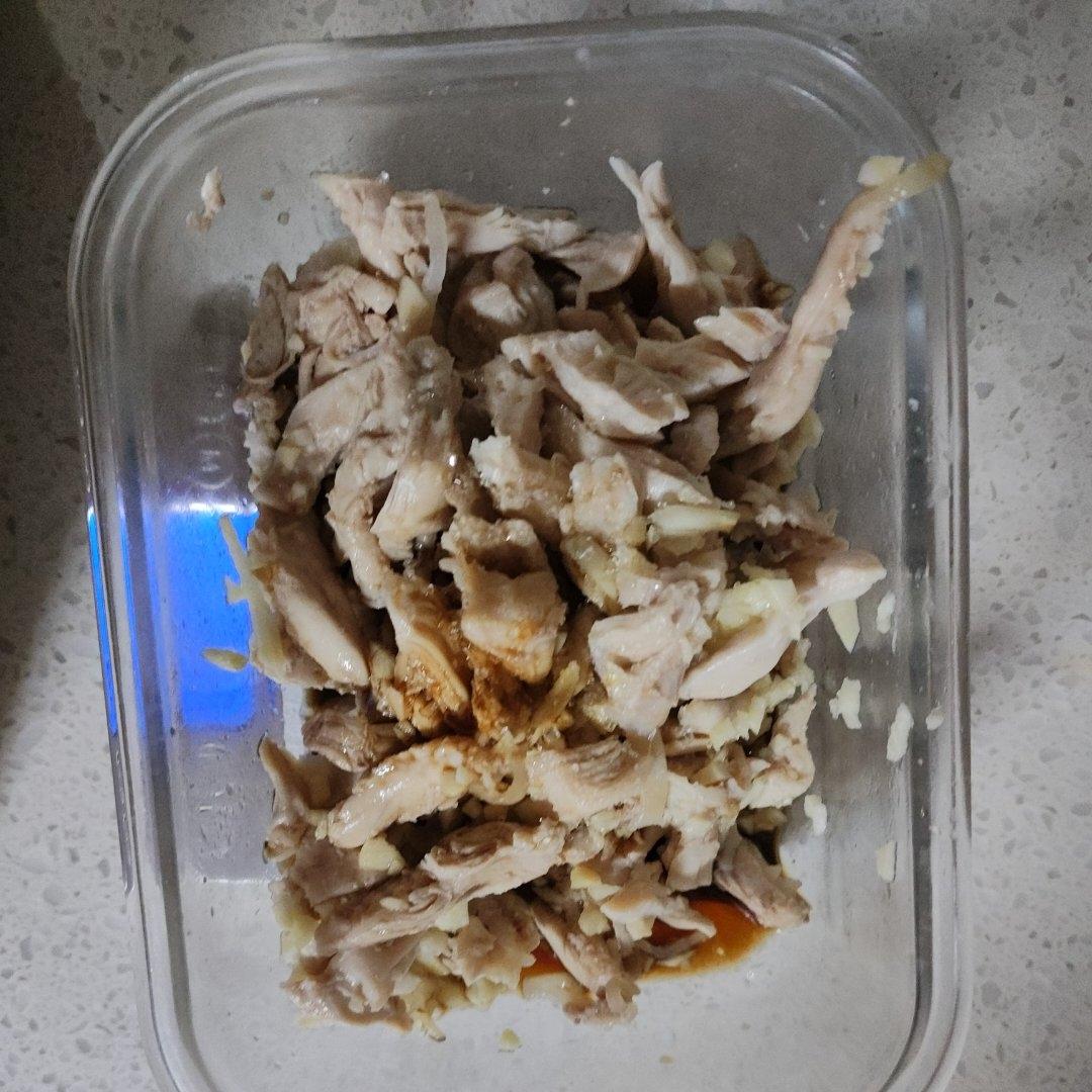 减脂健身｜凉拌手撕鸡丝（香辣&麻油版）