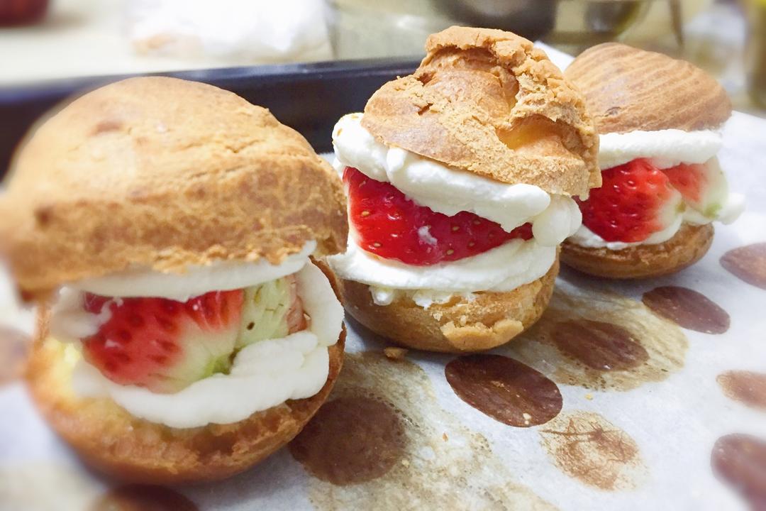 十分美味的酥皮泡芙