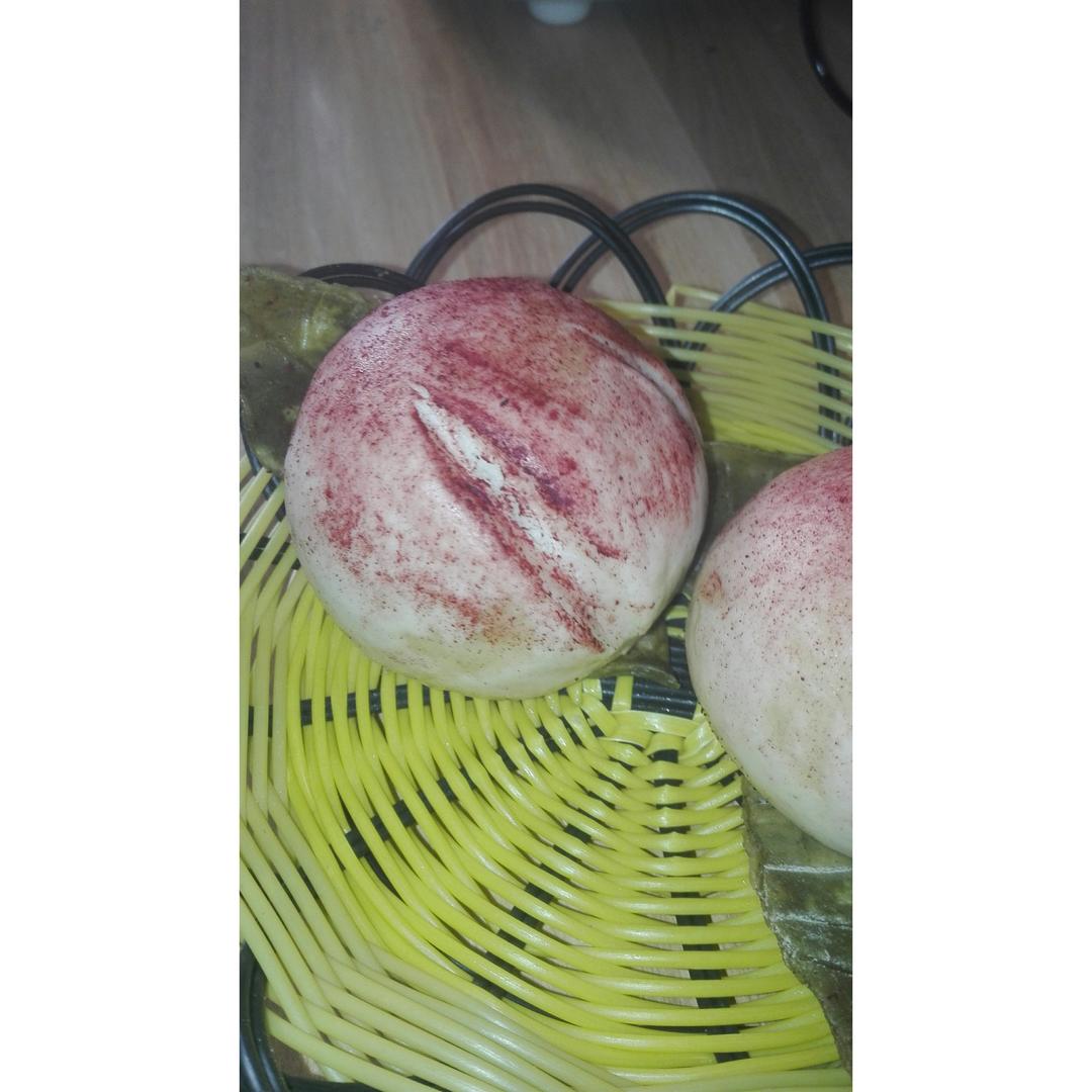 寿桃馒头（水蜜桃馒头）